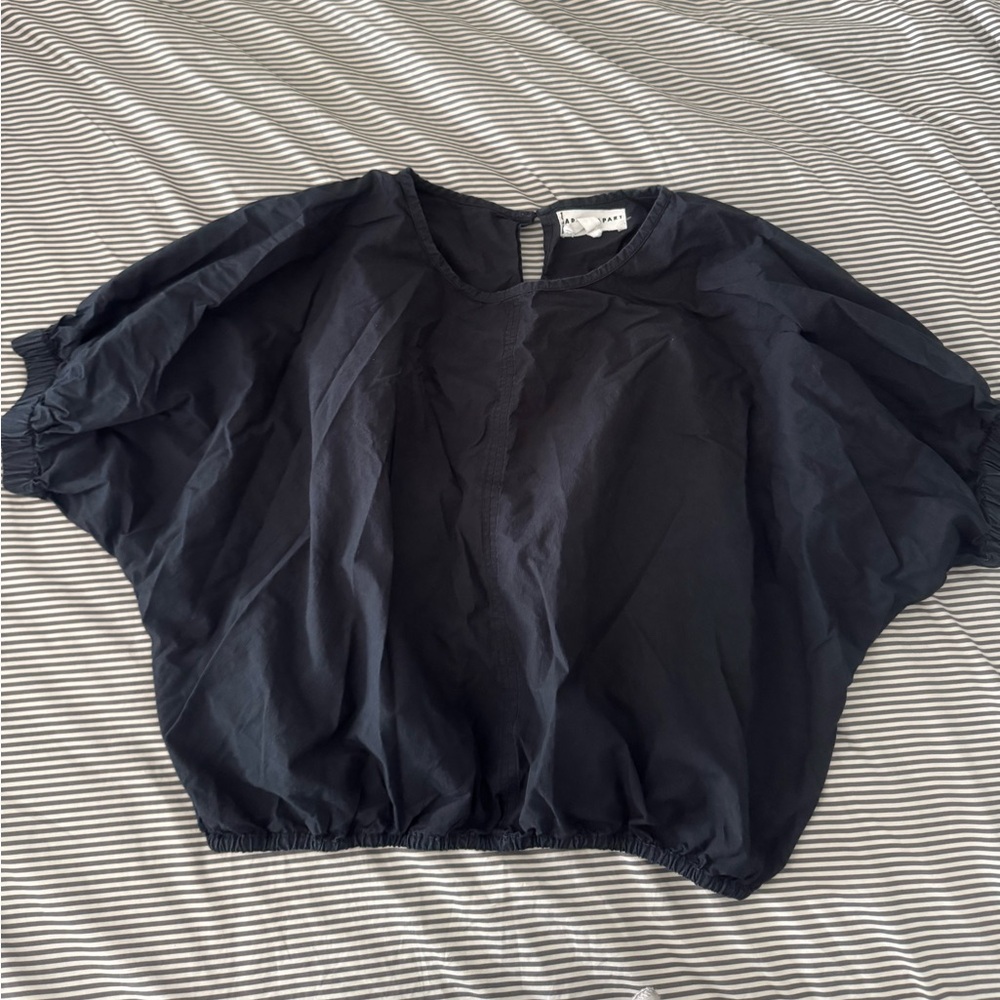 Apiece Apart Nora Puff Sleeve Crop Top